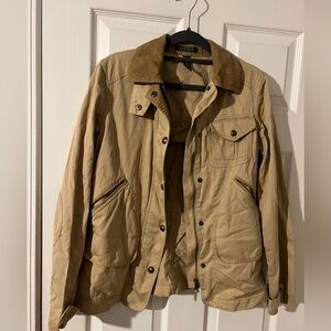 Lauren by Ralph Lauren Polo Woman Safari Jacket w/corduroy collar size Small